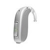 Appareil auditif contour d’oreille classique argenté