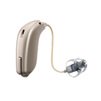 Appareil auditif mini contour discret avec embout auriculaire transparent
