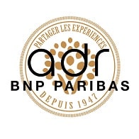 Logo BNP Paribas ADR, partager les expériences depuis 1947