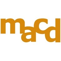 Logo de la Mutuelle des Artistes et Compositeurs Dramatiques (MACD) en lettres orange.