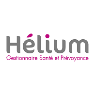 Logo de la mutuelle Hélium, gestionnaire santé et prévoyance.