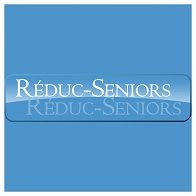 Réduc Seniors, logo sur fond bleu