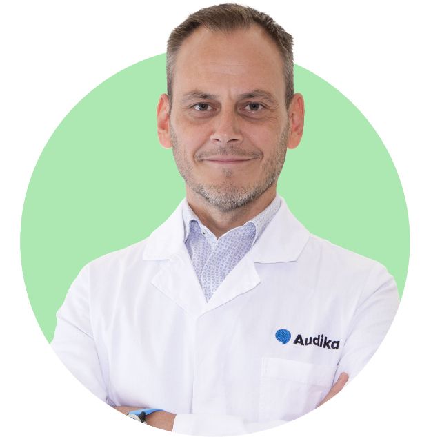 Denis Susana, audioprotesista presso il centro acutico Audika..