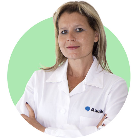 Simona Trasacco, audioprotesista presso il centro acutico Audika.