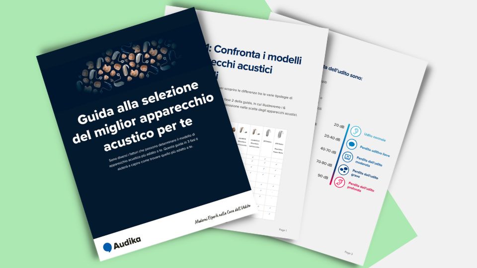 Guida alla selezione del miglior apparecchio acustico con confronto tra modelli e livelli di perdita uditiva.
