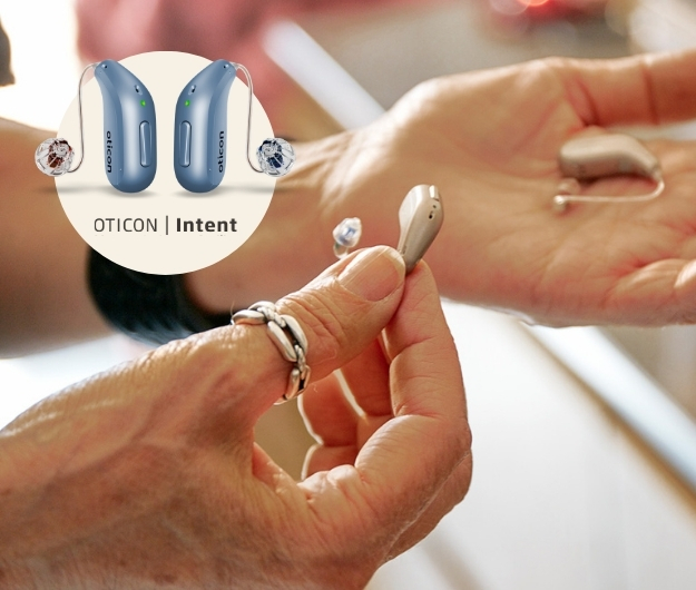 Oticon Intent carrousel Oticon pagina