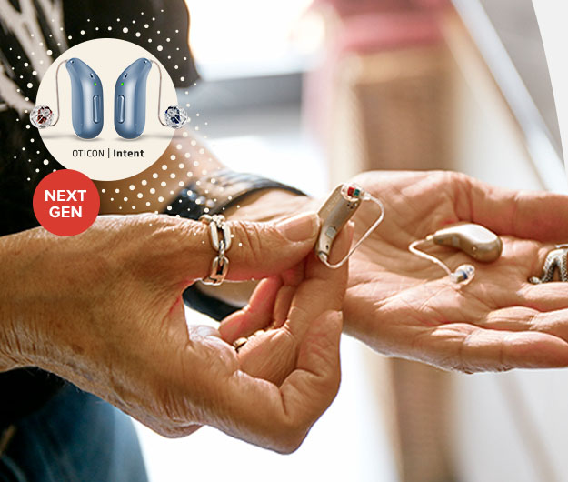 Probeer de Oticon Intent vrijblijvend.