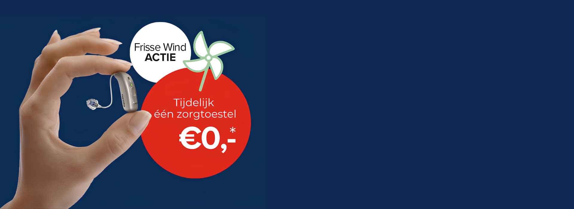 0 euro actie banner