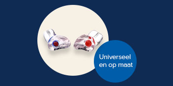 Op maat gemaakte en universele oordoppen voor gehoorbescherming op het werk