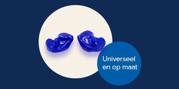 Zwempluggen voor gehoorbescherming, universeel en op maat