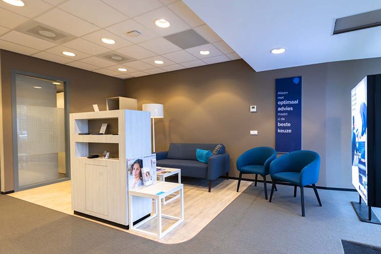 Wachtkamer gehoorcentrum in Oosterhout