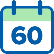 Vrijblijvende proefperiode van 60 dagen