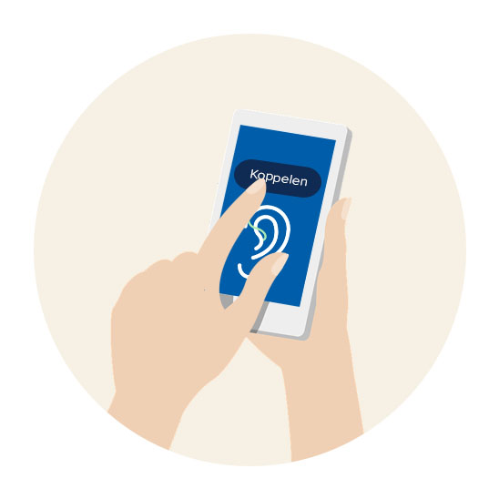 Hoortoestel koppelen met een iPhone via Bluetooth