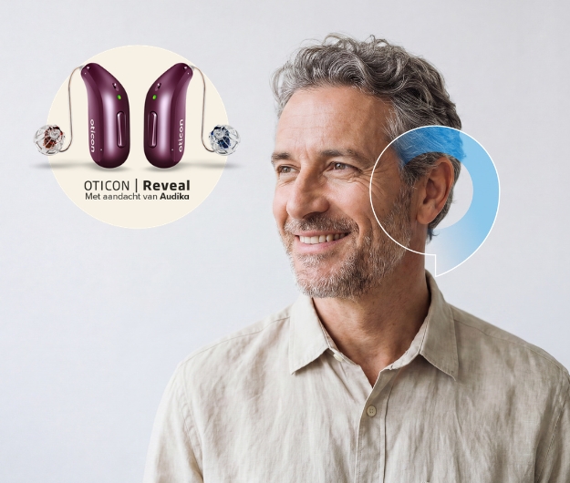 Oticon Reveal carrousel Oticon pagina