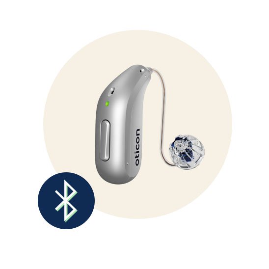 Gehoorapparaat met Bluetooth-functionaliteit van Oticon