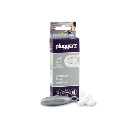 Pluggerz premium filteroordoppen voor muziek met opbergdoosje