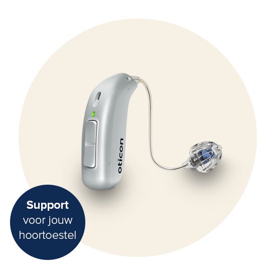 Support voor Oticon hoortoestel
