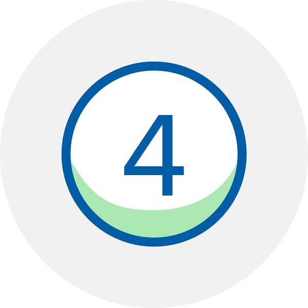 Ikona przedstawiająca numer 4 na szarym tle.