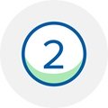 Ikona przedstawiająca numer 2 na szarym tle.