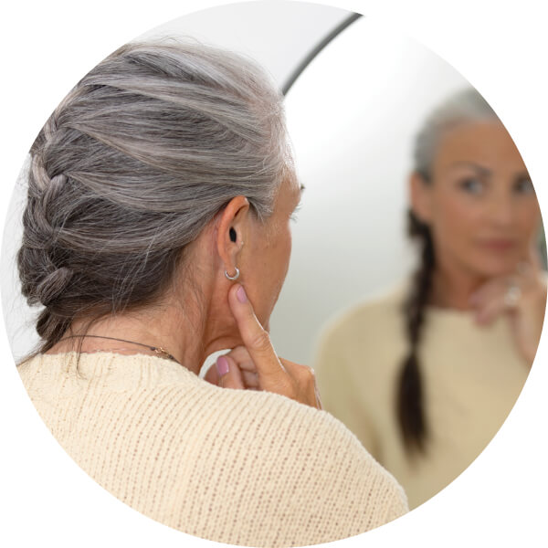 icon of person with headphones on