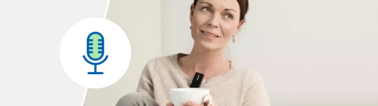 Akcesoria Oticon Jet™ – mikrofon bezprzewodowy Oticon ConnectClip™.