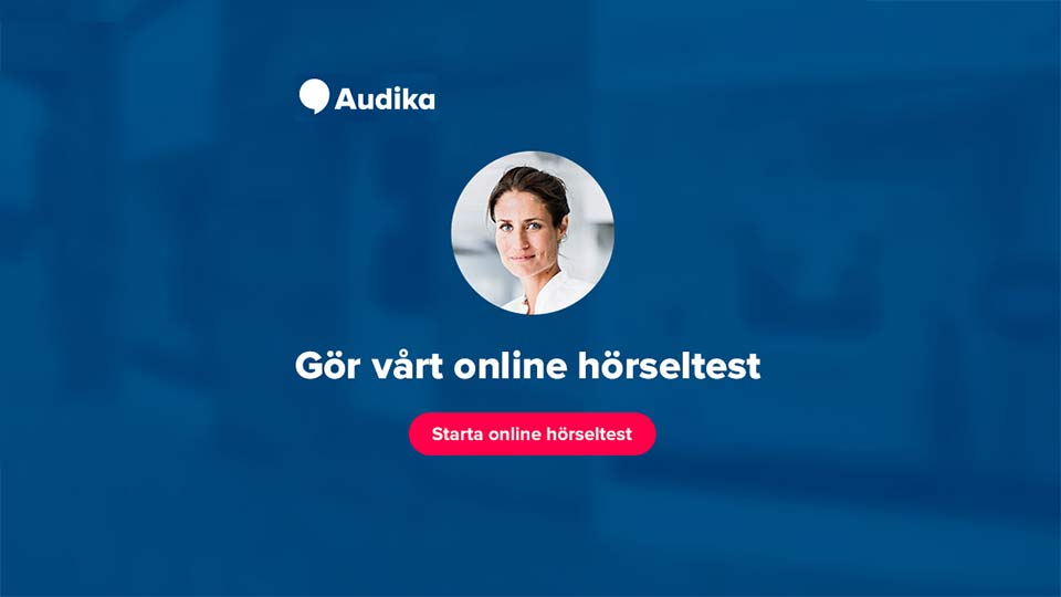 Bild på ett online hörseltest