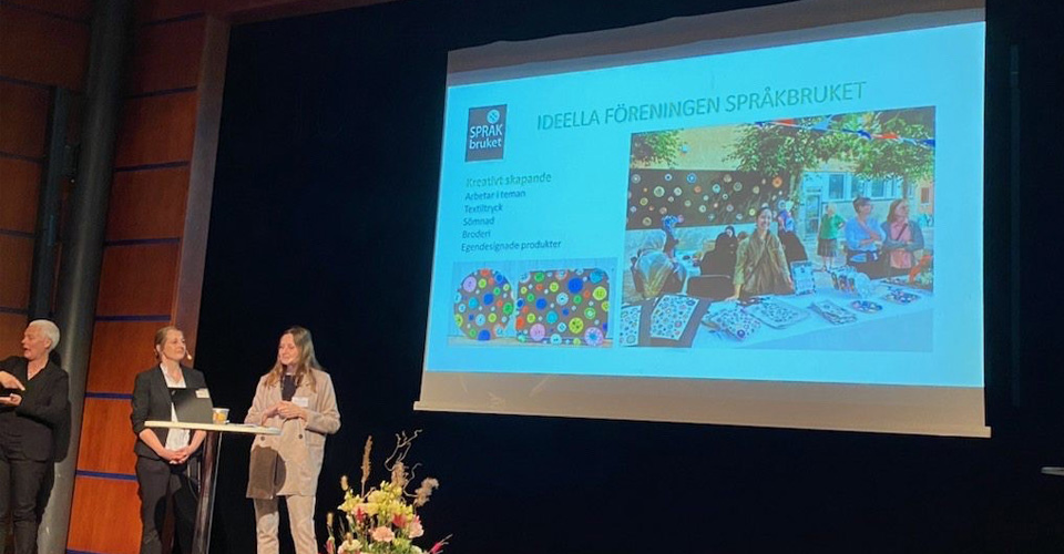  Föreläsning hos Språkbruket av Audika med presentation och visning av vårt arbete och produkter.