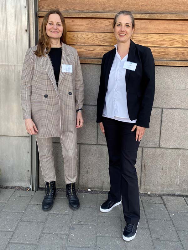 Bild på föreläsarna från Audika och Språkbruket