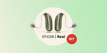  Oticon Real – en ny hörapparat för 2023 med banbrytande hörapparatsteknik och elegant design.