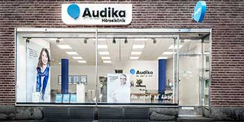  Utsidan av Audikas nya hörselklinik i Norrtälje.