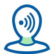 Bild på ett öra med stäck inuti som visar hur subjektiv tinnitus är