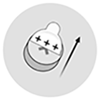  Illustration av hur du tar bort klisterlappen från batteriet till en allt-i-örat-hörapparat.