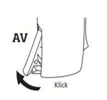  Hur man stänger av en bakom-örat-hörapparat med hjälp av en klickmekanism