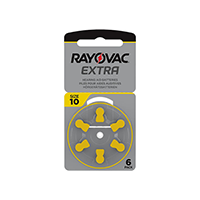 Hörapparatsbatterier storlek 10 från Rayovac Extra