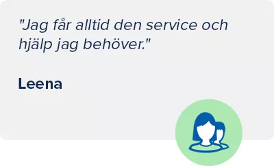  ’Jag får alltid den service och hjälp jag behöver’ – citat från en nöjd kund hos Audikas hörselkliniker.