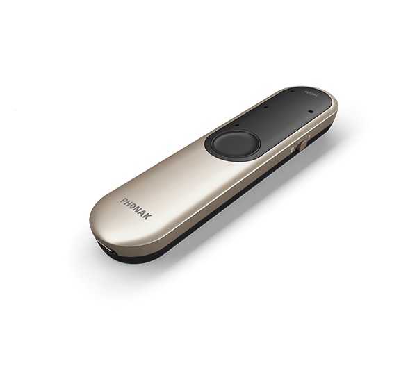 Bild på ett arbetshjälpmedel till hörapparater som heter Roger On