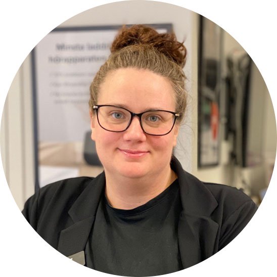  Jana, koordinator som tilldelades priset Årets Audionom 2024.