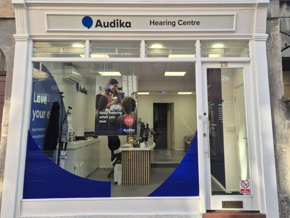 Exterior of Audika Bath York Street
