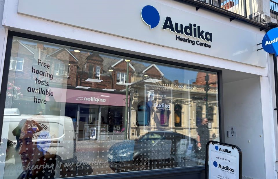 Exterior of Audika Bournemouth (101 Poole Road) hearing centre