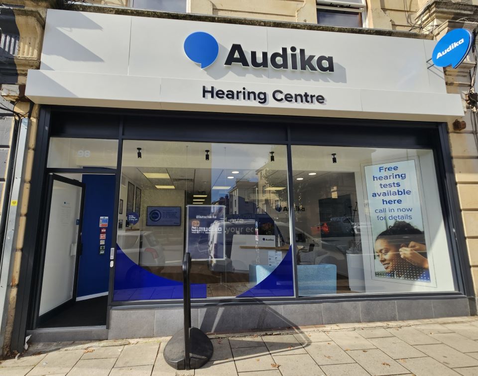 Exterior of Audika Bristol Branch