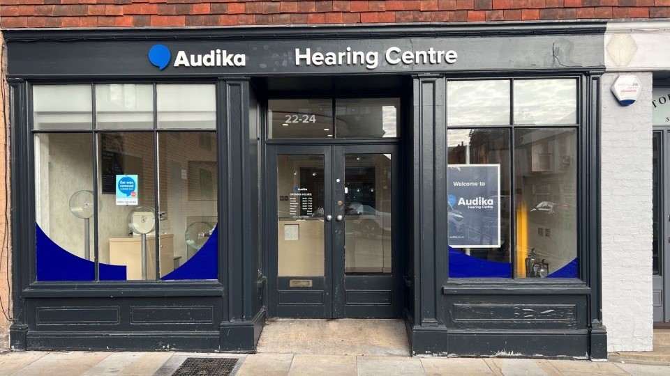 Exterior of Audika Canterbury Stour Street branch