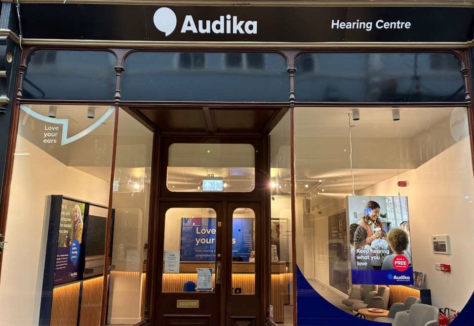 Exterior of Audika Cardiff Morgan Parade