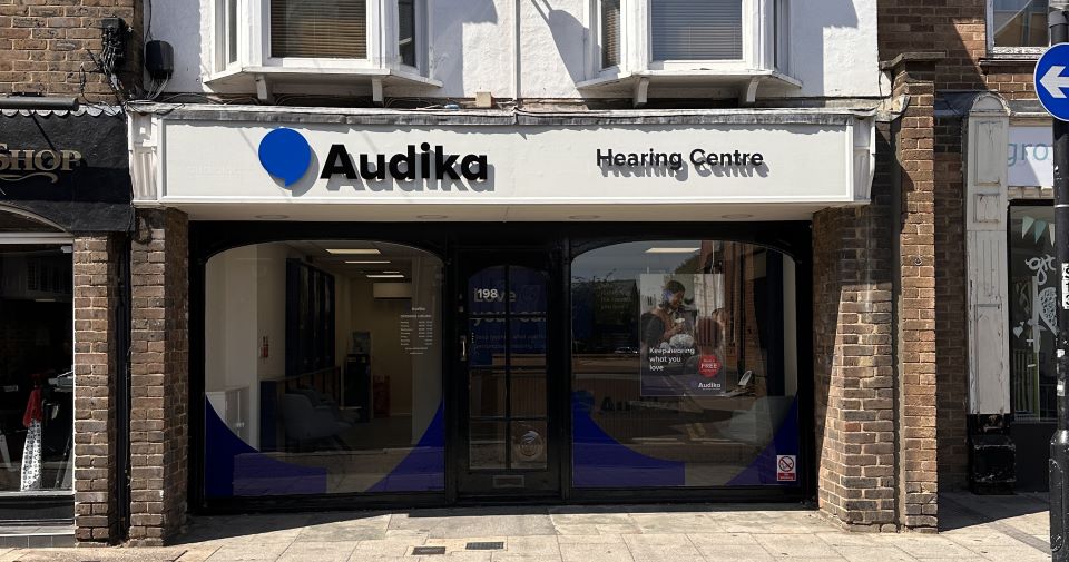 Exterior of Audika Chelmsford clinic