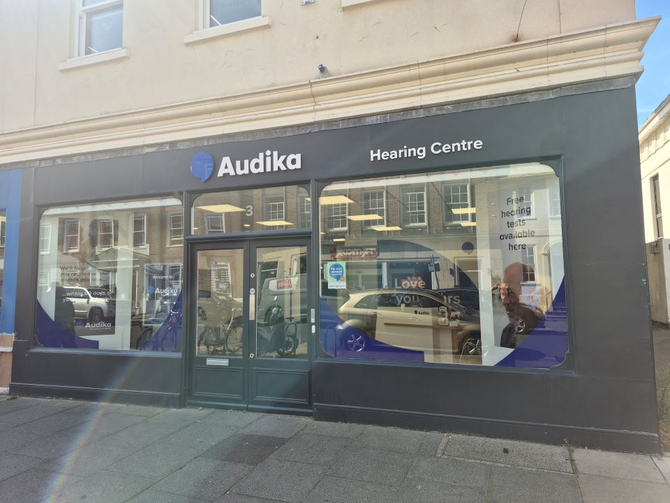 Exterior of Audika Chichester hearing centre