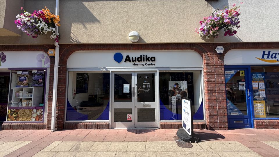 Exterior of Audika Christchurch clinic