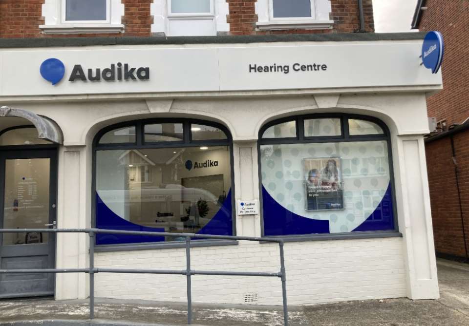 Exterior of Audika Clacton clinic