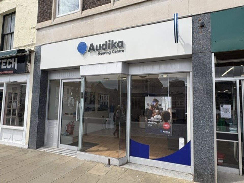 Exterior of Audika Darlington clinic