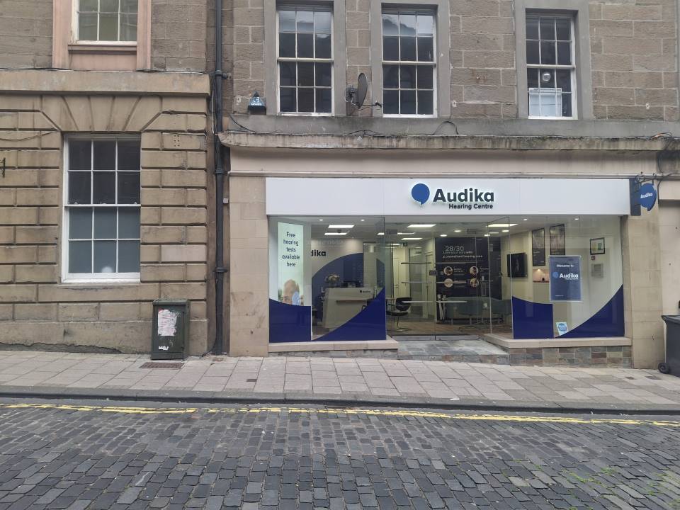 Exterior of Audika Dundee hearing centre