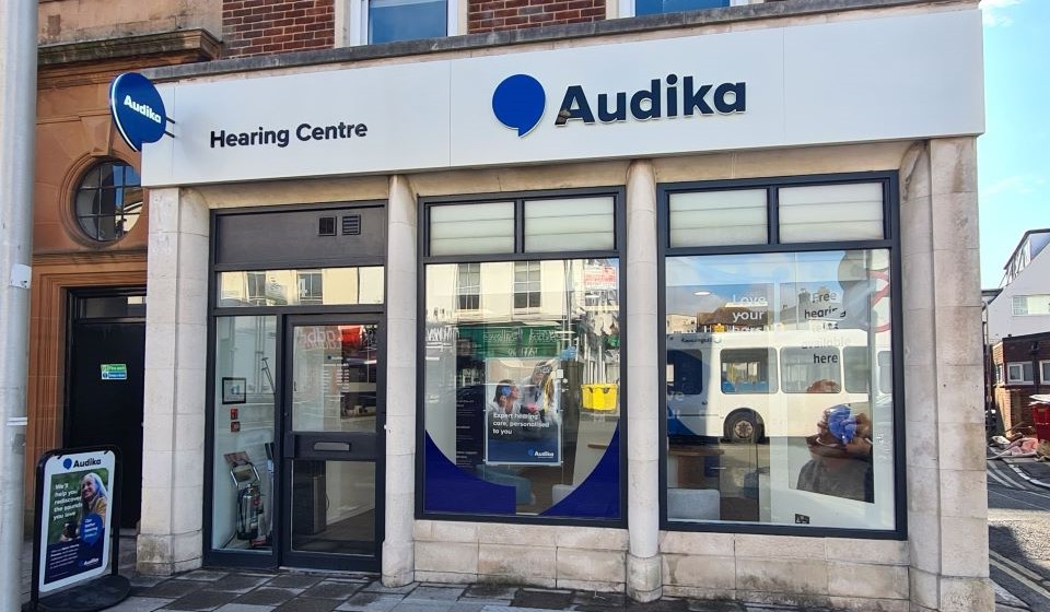 Exterior of Audika Eastbourne hearing centre