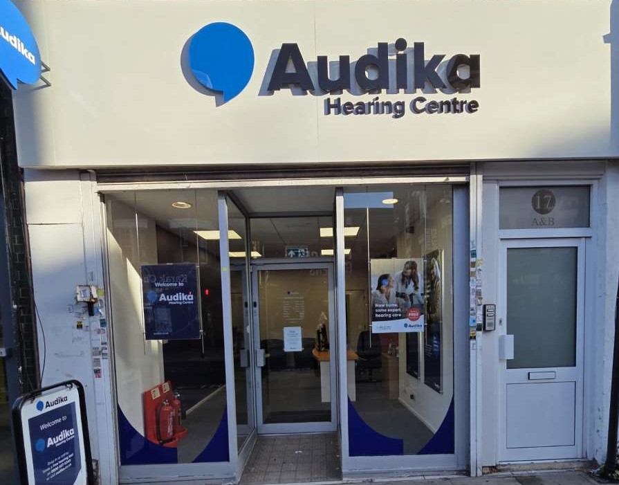 Exterior of Audika Enfield branch